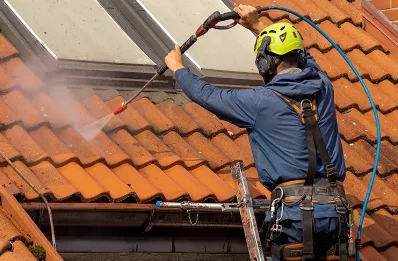 Démoussage et hydrofuge de toiture à Aumagne
